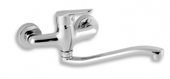 IRIS NEW Wall-mounted washbasin or sink mixer, chrome