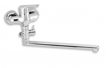 BATH SHOWER MIXER WITHOUT ACC. 100 MM IRIS NEW CHROME