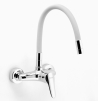 Sink mixer with elastic spout 150 mm, chrome-grey #1