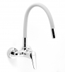 Sink mixer with elastic spout 100 mm, chrome-lightchrom #1