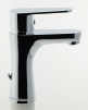 WASH BASIN MIXER WITHOUT POP-UP WASTE TITANIA FRESH CHROME #2