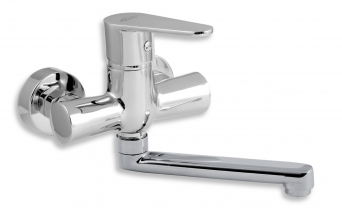 WALL-MOUNTED BASIN MIXER TITANIA FRESH