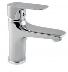 WASH BASIN MIXER WITHOUT POP-UP WASTE TITANIA NICE CHROME