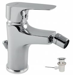 BIDET MIXER WITH POP-UP WASTE TITANIA NICE CHROME