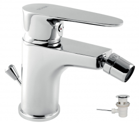 BIDET MIXER WITH POP-UP WASTE TITANIA SMART CHROME