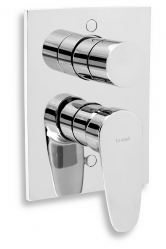 SMART Concealed bath and shower mixer, chrome