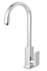 TITANIA CUBE standing sink mixer, swivel spout, chrome