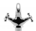 Wash basin mixer without pop-up waste, chrome #2