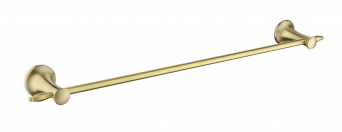 ANTICA single towel rail 600 mm, old bronze