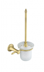 ANTICA toilet brush, old bronze