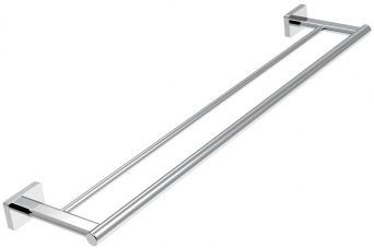 GRETA towel rail double 600 mm, chrome