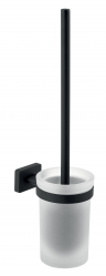 GRETA Toilet brush, black matt