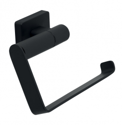 GRETA toilet paper holder, black matt