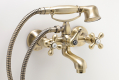 ANTICA wall-mounted bath mixer, with accessories, bronze #1