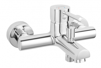 FIESTA wall-mounted bath mixer, chrome