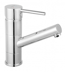 FIESTA standing washbasin mixer, swivel spout, chrome