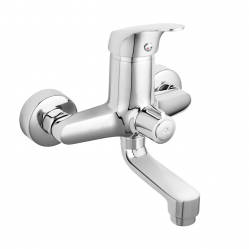 FERRO ONE wall-mounted bath mixer, swivel spout, chrome