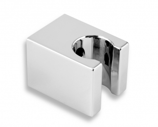 Square fixed shower holder, chrome