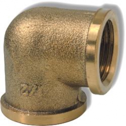 BRASS FITTING - ELBOW FF 3/4