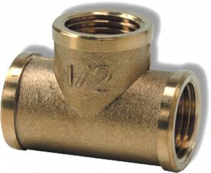 3-WAY BRASS FITTING FFF 5/4