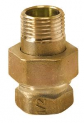 BRASS STRAIGHT UNION FM 5/4