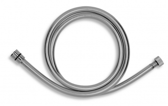 PLASTIC SHOWER HOSE, 150 CM, SILVER-GREY