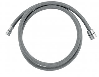 HOSE FOR TELESCOPIC SINK MIXER NYLON GREY CHROME