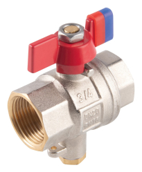 Ball valve with M10x1 connection, 1/2