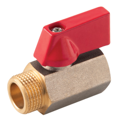 Mini ball valve male-female