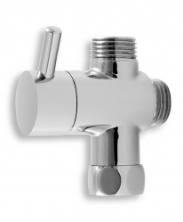 DIVERTOR FOR SHOWER SETS FOR MIXER WITH UPPER OUTLET