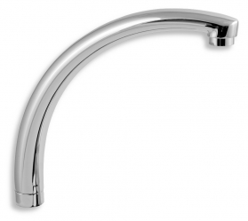 Mixer spout, chrome 