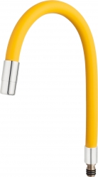 ELASTICO flexible spout for sink mixer, yellow