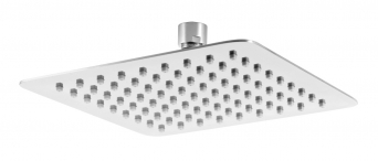 Fixed shower head 200 x 200 mm, stainless steel