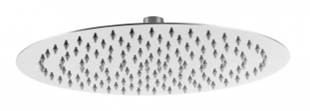 Rainfall shower head, round 300 mm, stainless steel, chrome