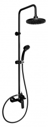 Shower set + shower mixer 38062, black