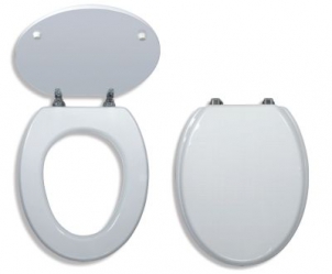 WC WHITE TOILET SEAT WHITE